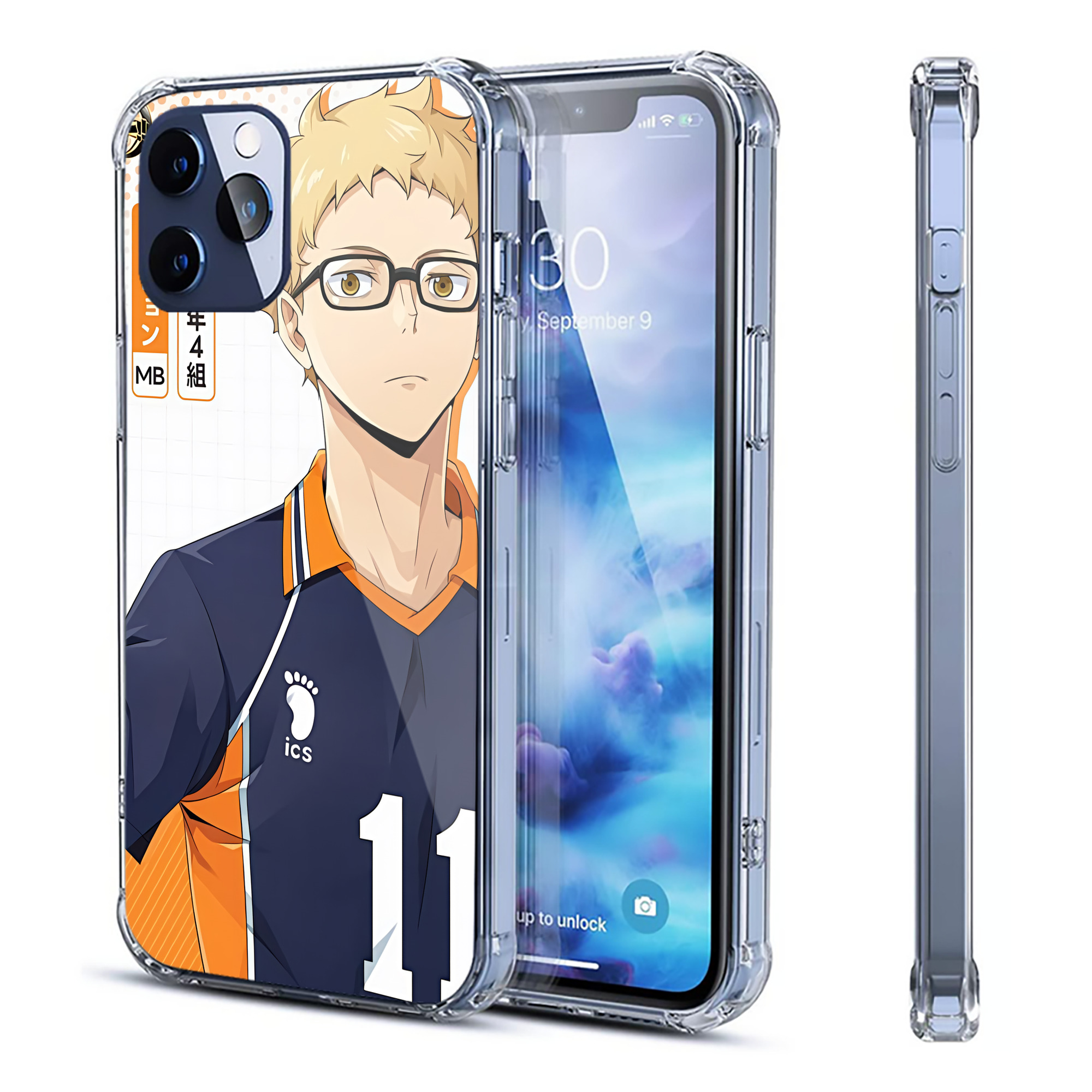 （画像用） ハイキュー!! Haikyu!! 【iPhone 12シリーズ対応】透明スマホケース（クリアソフトケース）